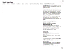 Tablet Screenshot of liquidlightlab.com